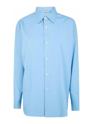 AURALEE: camicie - Camicia in twill Finx lavato