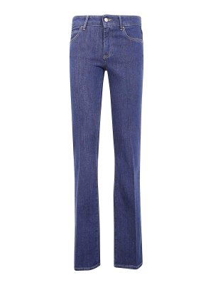 CIGALA'S: pantaloni casual - Pantaloni elasticizzati in denim con anelli