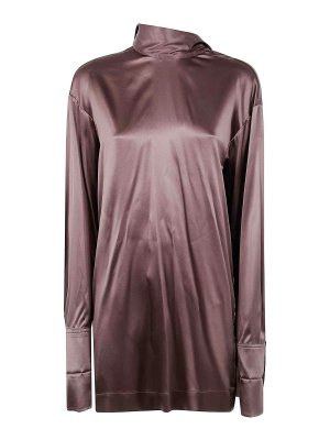 DRIES VAN NOTEN: shirts - Chaddy 2033 Strech Satin Shirt
