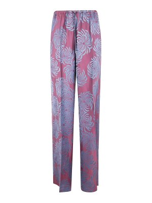 DRIES VAN NOTEN: casual trousers - Puvis Long 2140 Double Die Jacquard Trouser