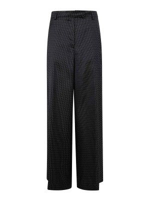 DRIES VAN NOTEN: カジュアルトラウザー - カジュアルパンツ - 黒