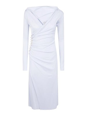 ELISABETTA FRANCHI: Vestidos media pierna - Vestido Midi - Gris
