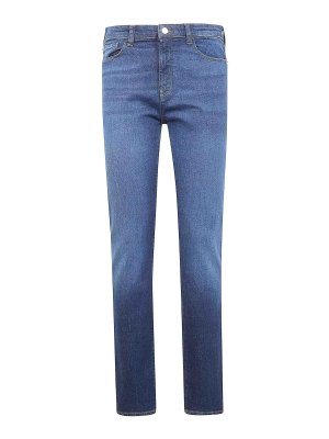 EMPORIO ARMANI: Jeans Rectos - Vaqueros Rectos - Azul