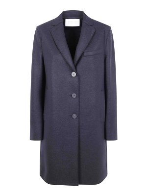 HARRIS WHARF LONDON: knee length coats - Women Topcoat Pressed Wool
