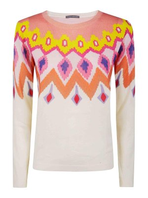 IN BED WITH YOU: crew necks - Boatneck Printed Jumper
