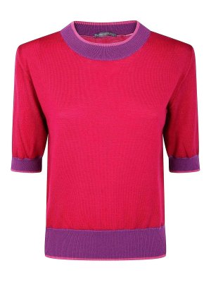 IN BED WITH YOU: crew necks - Round Neck Short Sleeves Top