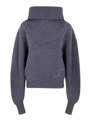 JACQUEMUS: Suéteres con cuello pico - Suéter Cuello Redondo - Gris