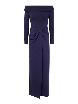 LAUREN RALPH LAUREN: Maxi robe - Maxi Robe - Bleu