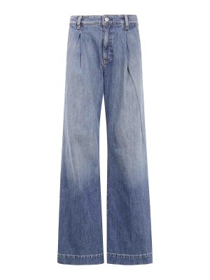 LAUREN RALPH LAUREN: jeans dritti, a sigaretta - Jeans a pieghe Kirahn a tutta lunghezza