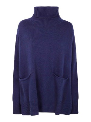 MA'RY'YA: maglia a collo alto e polo - Poncho Collo Alto Mix Cash