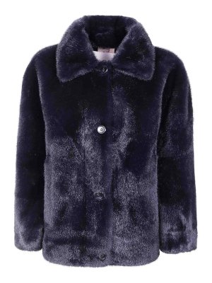 VALENTINI 1972: Pelz und Shearling - Pelz - Blau