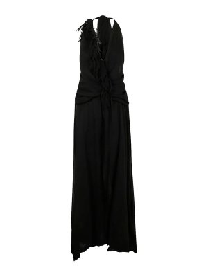 BLUMARINE: Maxi robe - Maxi Robe - Noir