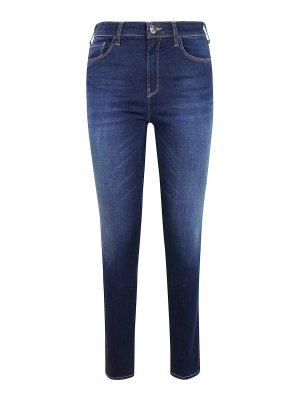 EMPORIO ARMANI: Jeans Rectos - Vaqueros Rectos - Azul