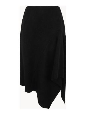 DRIES VAN NOTEN: ロングシャツ - ロングスカート - 黒