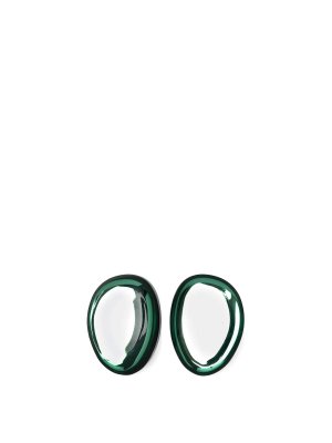 EMPORIO ARMANI: Boucles d'oreille - Boucles D'Oreilles - Vert