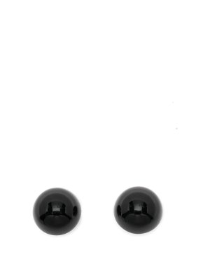 EMPORIO ARMANI: Boucles d'oreille - Boucles D'Oreilles - Noir