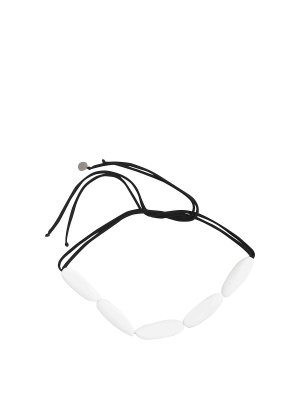 MARIA CALDERARA: Collier - Colliers - Blanc