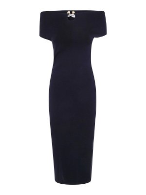 ALBERTA FERRETTI: ニーレングスドレス - 膝丈ドレス - 黒