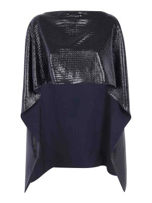 ALBERTA FERRETTI: Capes & Ponchos - Cape - Schwarz