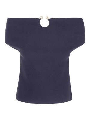 ALBERTA FERRETTI: Tops y camisetas sin mangas - Top - Negro