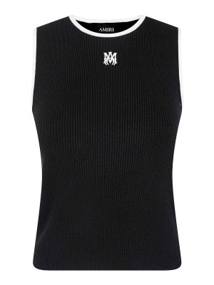 AMIRI: Tops y camisetas sin mangas - Top - Negro