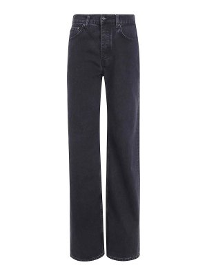 ANINE BING: Jeans Rectos - Vaqueros Rectos - Negro