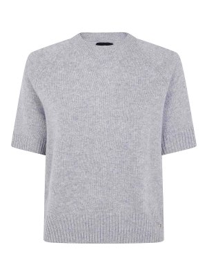 ANINE BING: Pull col rond - Pull Col Rond - Gris