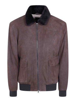 BARBA: Lederjacken - Lederjacke - Braun