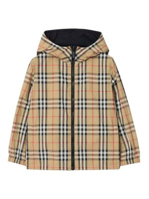 BURBERRY: giacche casual - Giacca Rvs a quadri Reece