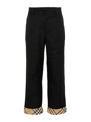 BURBERRY: pantaloni casual - Sheldon Chk Tu Pant