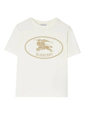BURBERRY: T-shirts - T-Shirt - Weiß