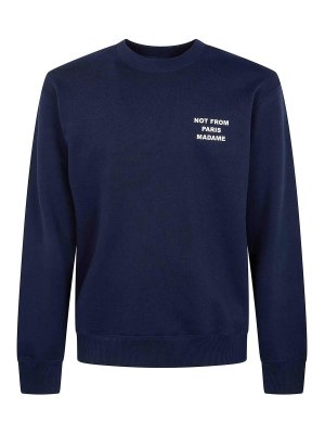 DRÔLE DE MONSIEUR: Sudaderas y suéteres - Sudadera - Azul