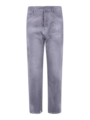 DSQUARED2: flared jeans - Loose Twist Jeans