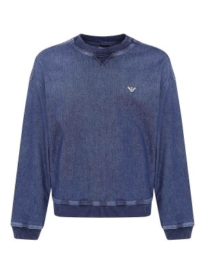 EMPORIO ARMANI: Sweatshirts und Pullover - Sweatshirt - Blau