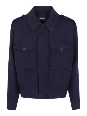 EMPORIO ARMANI: デニムジャケット - デニムジャケット - ブルー
