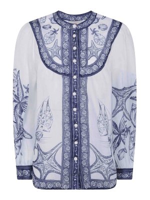 FARM RIO: bluse - Camicetta a maniche lunghe bianco sporco