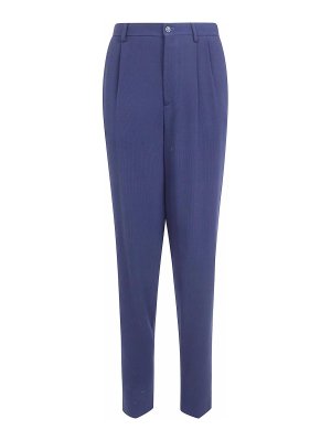 GIORGIO ARMANI: カジュアルトラウザー - カジュアルパンツ - ブルー