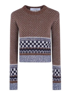 GOLDEN GOOSE: Pull col rond - Pull Col Rond - Marron