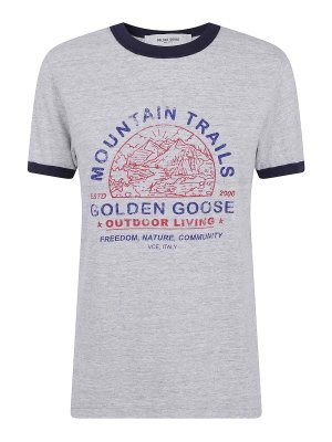 GOLDEN GOOSE: T-shirts - T-Shirt - Gris