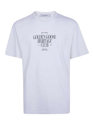 GOLDEN GOOSE: t-shirts - T-Shirt Regular Gauze Cotton Jersey