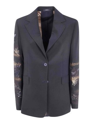 IBRIGU: giacche casual - Giacca Monopetto Marrone Sovratinto