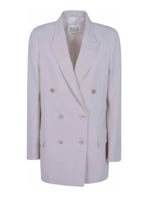 Maison Margiela: Blazer - Blazer - Nude