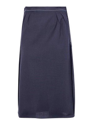 Maison Margiela: Faldas media pierna y semilargas - Falda Semilarga - Gris