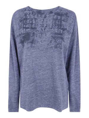 Maison Margiela: Camisetas - Camiseta - Gris