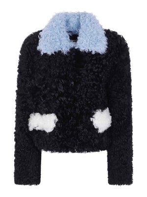 Marni: leather jacket - Outwear Jacket