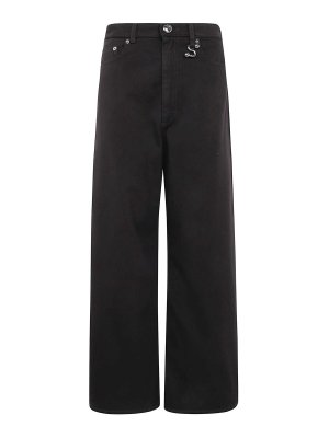SPORTMAX: ストレートジーンズ - ストレートジーンズ - ブラウン