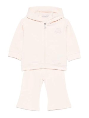 MONCLER: Suéteres con cuello pico - Suéter Cuello Redondo - Rosado