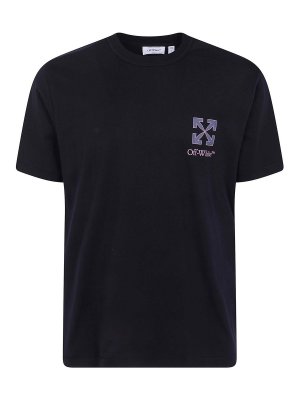 OFF-WHITE: t-shirts - Small Arrow Regular Short Sleeves Tee