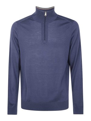 PAUL SMITH: crew necks - Mens Sweater Zip Neck