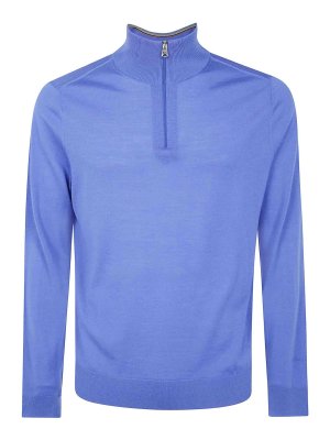 PAUL SMITH: crew necks - Mens Sweater Zip Neck